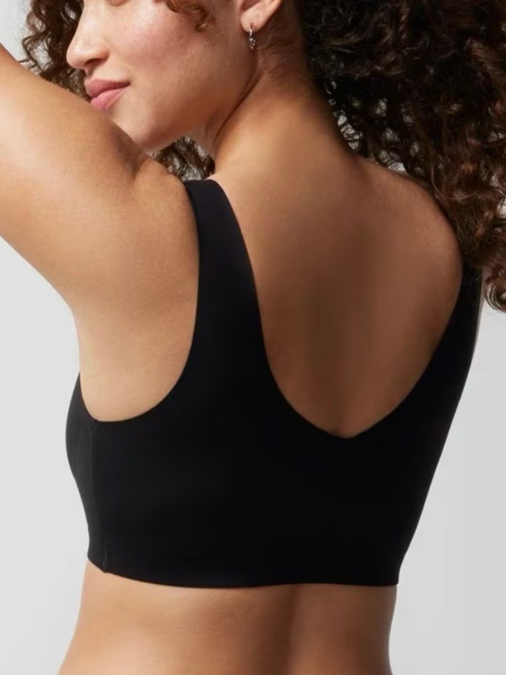 Soma Enbliss Bralette Sz XXL color black wireless soft comfortable lounge sleep - Picture 5 of 13